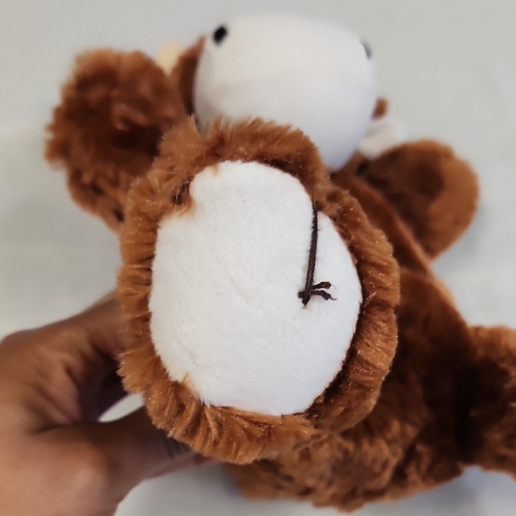 Plush Kid's Brown Soft Stuffed Animal Cow Toy - Picture 5 of 10
